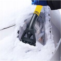 Korbi Teleskopická stěrka a kartáč na odstraňování sněhu z auta