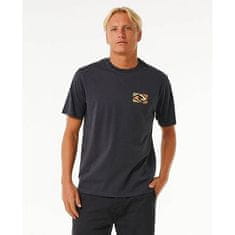 triko RIP CURL Traditions WASHED BLACK S