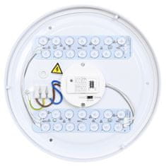 Ecolite Ecolite LED stropní svítidlo kruh HF senzor pohybu 12W 980lm CCT IP44 bílé WCLR-HF/12W/CCT