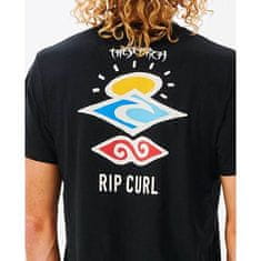 Rip Curl triko RIP CURL Search Icon BLACK M