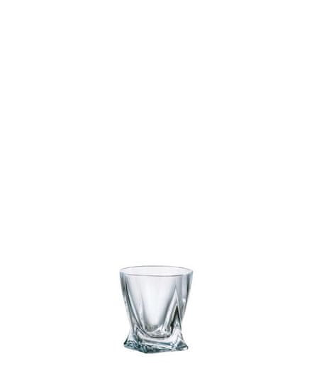Bohemia Crystalite Bohemia Crystal Quadro sklenice na pálenku 2K936/0/99A44/055ml ( set po 6ks)