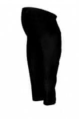 Be MaaMaa Těhotenské 3/4 kalhoty s elastickým pásem - černé, vel. M - L (40)