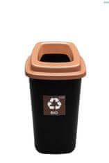 Plafor Odpadkový koš na tříděný odpad 45 l - hnědý, bio odpad