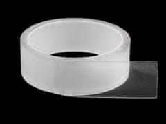 Kraftika 1ks (1,7 mm) transparent nano páska oboustranná šíře 3 cm