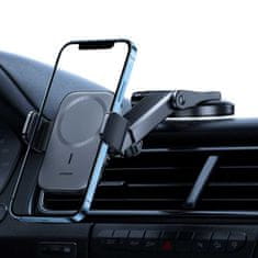 Joyroom Držák do auta s indukční nabíječkou Qi 15W na palubní desku JR-ZS295 Joyroom