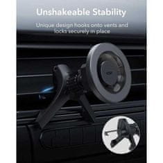 ESR Magnetický držák ESR Halolock s MagSafe pro ventilační otvory v autě - šedý