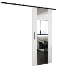 Veneti Posuvné dveře se zrcadlem PERDITA 2 - 90 cm, bílé