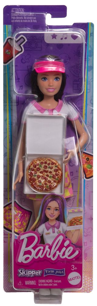 Mattel Barbie První práce Skipper - Rozvoz pizzy HTK36