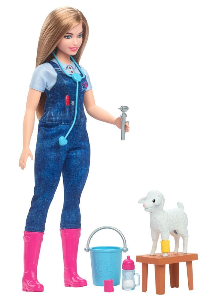 Levně Mattel Barbie Panenka v povolání - Farmářka HRG41