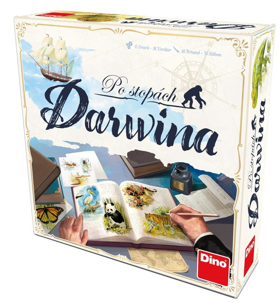Dino Po stopách Darwina rodinná hra