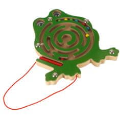 WOWO Interaktivní Magnetické Bludiště s Kuličkami ve tvaru Žáby