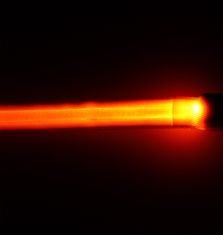WOWO Oranžové LED Vodítko pro Psy, Délka 120cm, Šířka 2,5cm