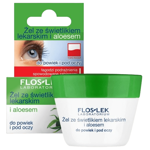 OEM Oční gel Floslek Eye Care s čemeřicí a aloe vera na oči Jar