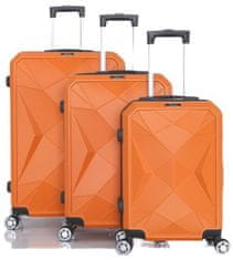 Sada kufrů Saphir Orange 3-set