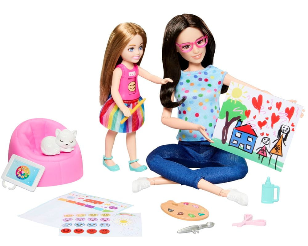Levně Mattel Barbie ART terapeutka HRG48