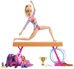Mattel Barbie Gymnastka na kladině HRG52