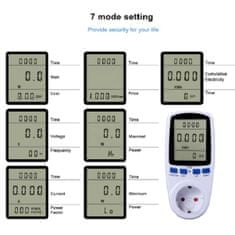 X-Site TimeBest zásuvka s měřičem spotřeby, digitální SPM09A-GR