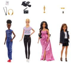 Mattel Barbie Sada 4ks panenek filmové povolání HRG54