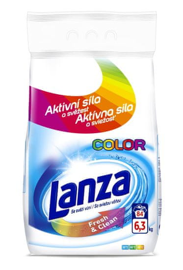 Lanza Fresh&Clean na barevné prádlo 6,3 kg / 84 pracích dávek