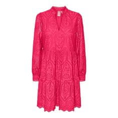 Y.A.S Dámské šaty YASHOLI Regular Fit 26027162 Raspberry Sorbet (Velikost L)