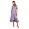 Dámské šaty YASTHEA Standard Fit 26028890 Lavender Aura (Velikost L)