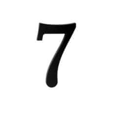 INSTRUMENT číslo domovní 7 černé 17,5cm plastové černé