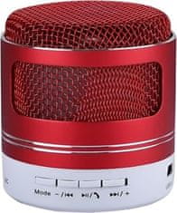 Verk S09U LED Mini Bluetooth reproduktor červený