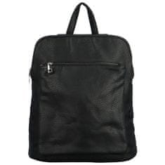 MaxFly Trendy dámský koženkový kabelko-batoh Sokkoro, černá
