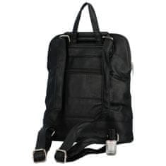 MaxFly Trendy dámský koženkový kabelko-batoh Sokkoro, černá