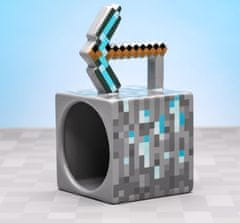 CurePink 3D keramický hrnek Minecraft: Pickaxe (objem 480 ml)