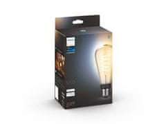 Philips Hue Bluetooth LED White Ambiance filamentová žárovka Philips 8719514301504 E27 ST72 7W 550lm 2200-4500K černá, stmívatelná