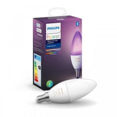 Philips Hue White and Color Ambiance Bluetooth LED žárovka E14 87195143566106W 470lm 2000-6500K RGB