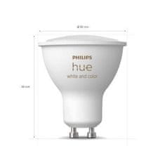 Philips Hue Bluetooth LED White and Color Ambiance set 3ks žárovek Philips 8719514342767 GU10 4,3W 350lm 2000-6500K RGB stmívatelné