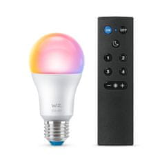 WiZ WiZ SET 1x LED žárovka E27 A60 8W (60W) 806lm 2200-6500K RGB IP20, stmívatelná plus ovladač