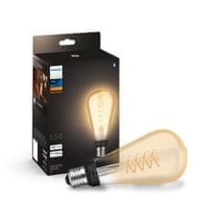 Philips Philips HUE white LED Filament žárovka E27 ST72 7W 550lm 2100K IP20, stmívatelná