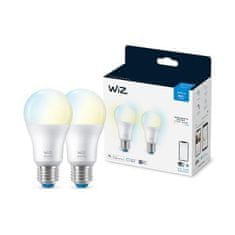 WiZ WiZ SET 2x LED žárovka E27 A60 8W (60W) 806lm 2700-6500K IP20, stmívatelná