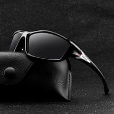 VeyRey Pánské Sluneční brýle sportovní Canna polarizační černé