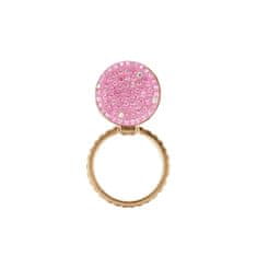 TopQ Prsten na mobil DIAMOND světle růžový