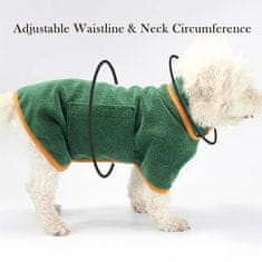 Netscroll Super savý plášť pro psy pro rychlé sušení srsti, WrapPet, L-XL
