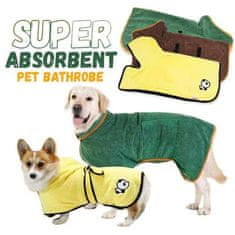 Netscroll Super savý plášť pro psy pro rychlé sušení srsti, WrapPet, S-M