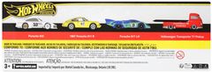Hot Wheels 3ks prémiový angličák s týmovým tahačem - Porsche Rennsport HRT54