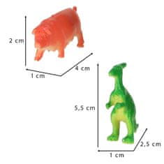 WOWO Kompletní Sada 48 Figurinek Mořská Zvířata, Farmářské Zvíře a Dinosauři
