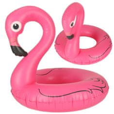 WOWO Dětský nafukovací plavecký kruh Flamingo 90cm, vhodný do 6 let