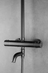 KFA armatura Moza termostatický sprchový set, černá (5736-910-81)