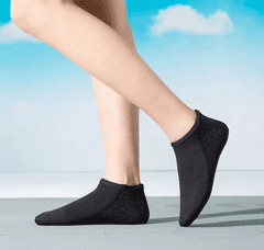 JTLine Ponožky neoprenové, nízké, 2mm, černé, XXL