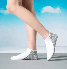 JTLine Ponožky neoprenové, nízké, 2mm, bílé, M