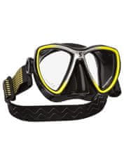 SCUBAPRO potápěčské brýle SYNERGY MINI silikon černý - černá/žlutá