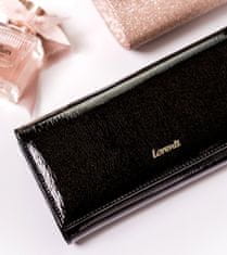 Lorenti Dámská kožená lakovaná peněženka Frio, černá