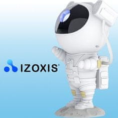 Izoxis 21857 astronautský LED hvězdný projektor bílá