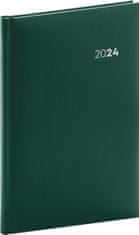 Diář 2024: Balacron - zelený, týdenní, 15 × 21 cm
